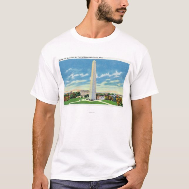 View of Bunker Hill Monument T-Shirt (Front)