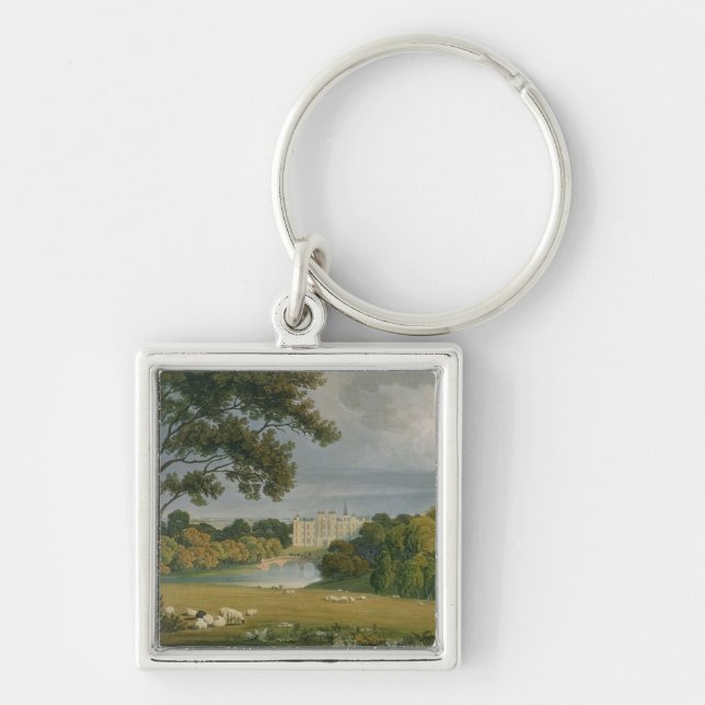 View of Burghley House, seat of the Marquis of Exe Keychain (Front)