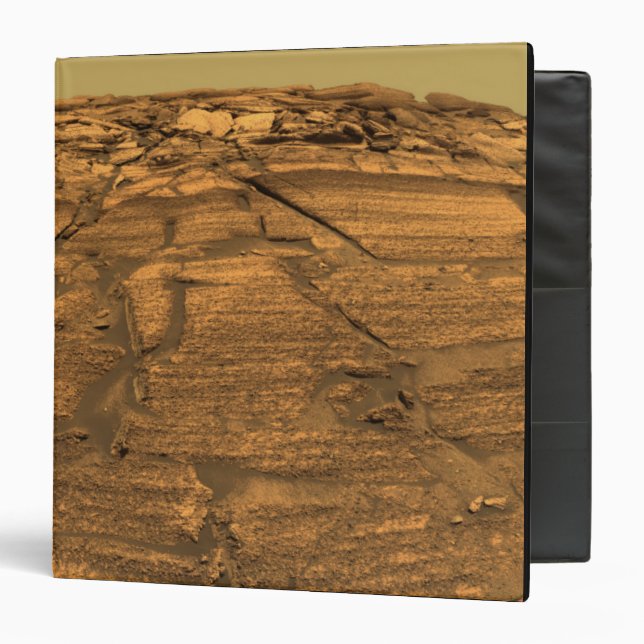 View of Burns Cliff on Mars Binder (Front/Inside)