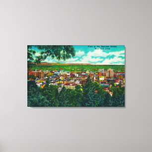 View of Business Section from Cliff Drive Canvas Print
