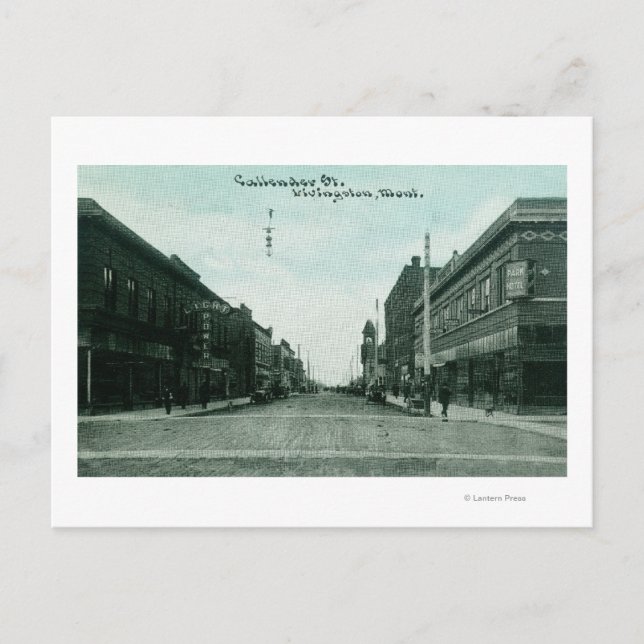 View of Callender StreetLivingston, MT Postcard (Front)