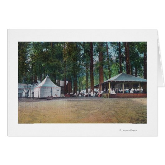 View of Camp CurryYosemite Nat'l Park, CA Cards (Front Horizontal)
