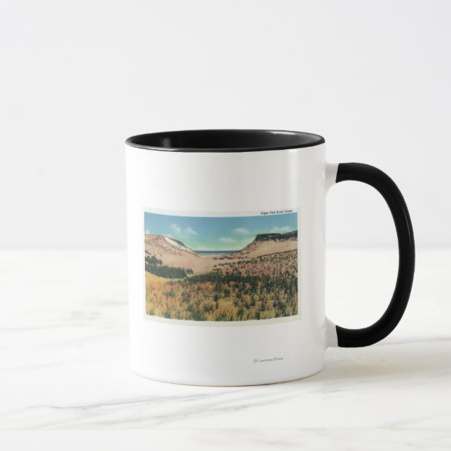 View of Cape Cod Sand Dunes 2 Mug (Right)