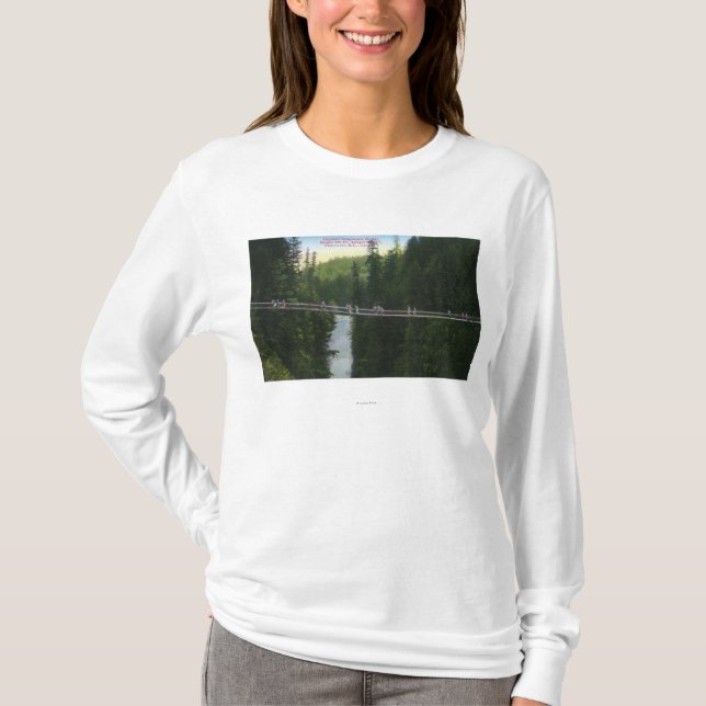 View of Capilano Suspension Bridge T-Shirt (Front)
