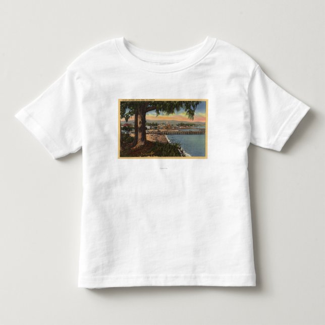 View of Casino & Pier from a Distance Toddler T-shirt (Front)