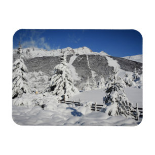 View Of Catedral Ski Resort In Bariloche Magnet