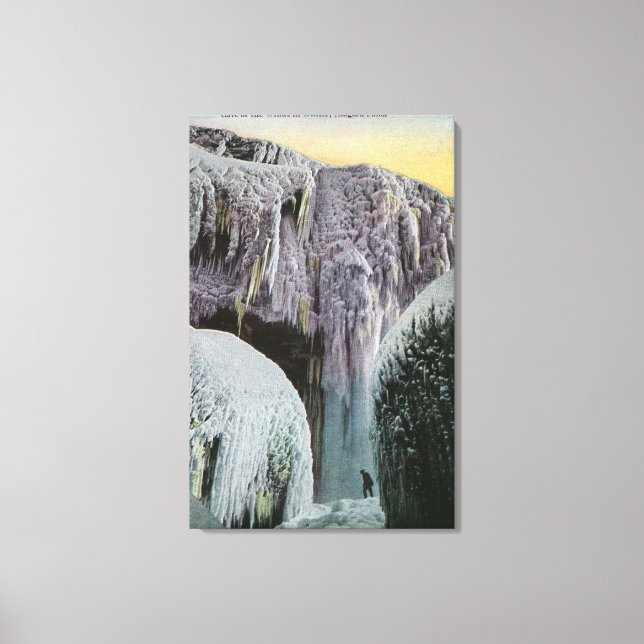 View of Cave of the Winds in Winter Canvas Print (Front)