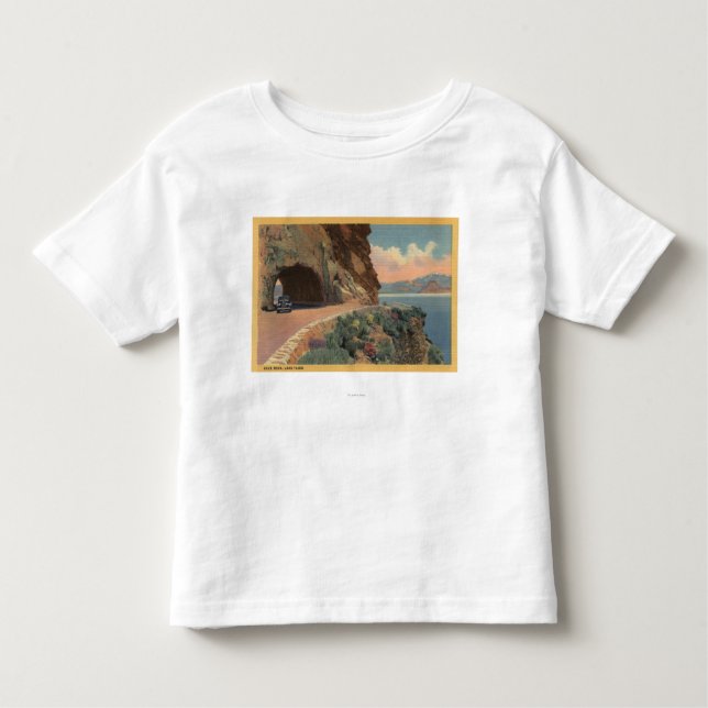 View of Cave Rock Tunnel from Hwy Toddler T-shirt (Front)