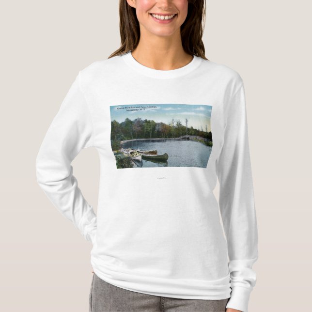 View of Central Park Boat & Canoe Landing T-Shirt (Front)