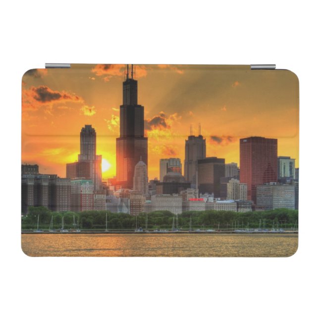 View of Chicago's skyline from  Adler iPad Mini Cover (Horizontal)