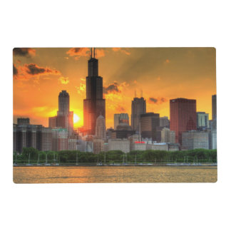 View of Chicago's skyline from  Adler Placemat