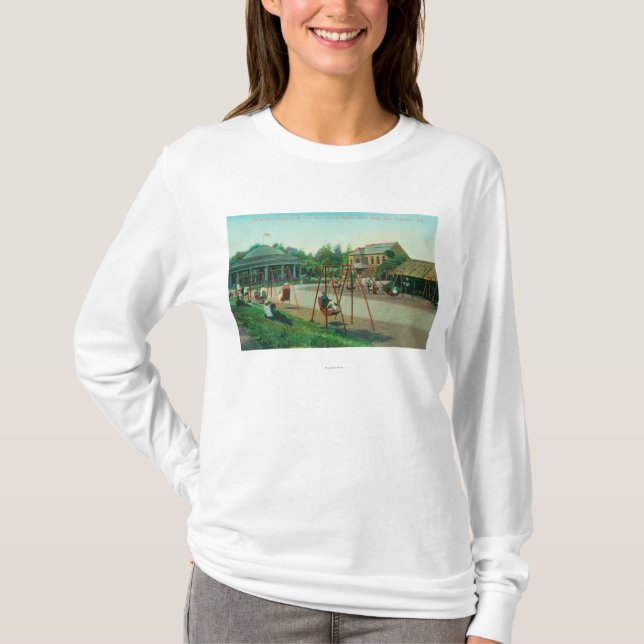 View of Children's Playground at Golden Gate T-Shirt (Front)