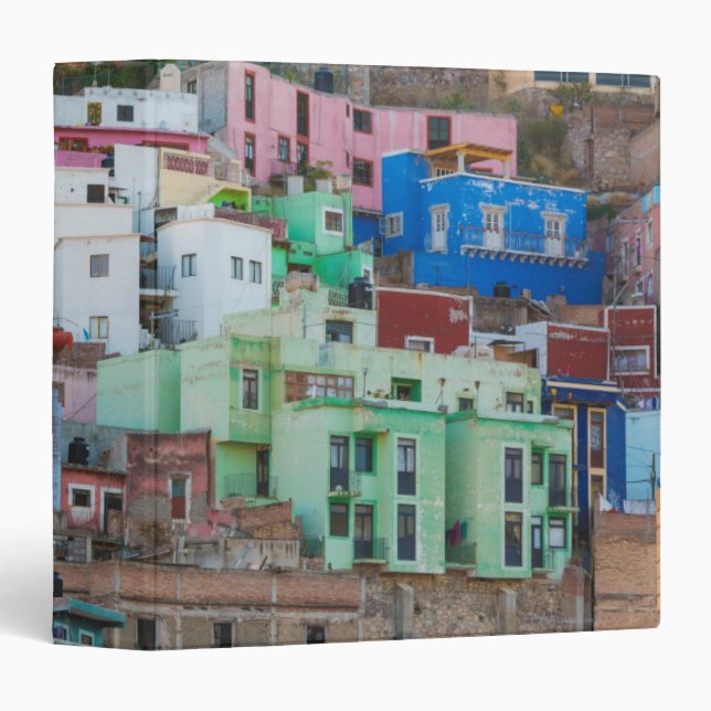 View of city buildings binder (Front/Spine)