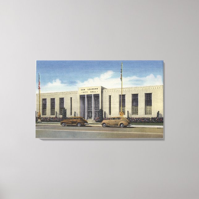 View of City Hall Canvas Print (Front)