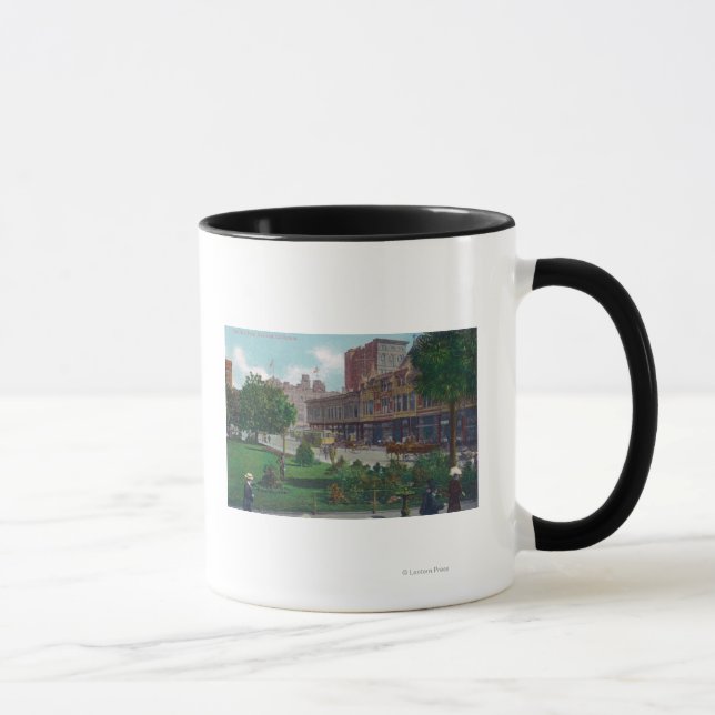 View of City Hall ParkOakland, CA Mug (Right)