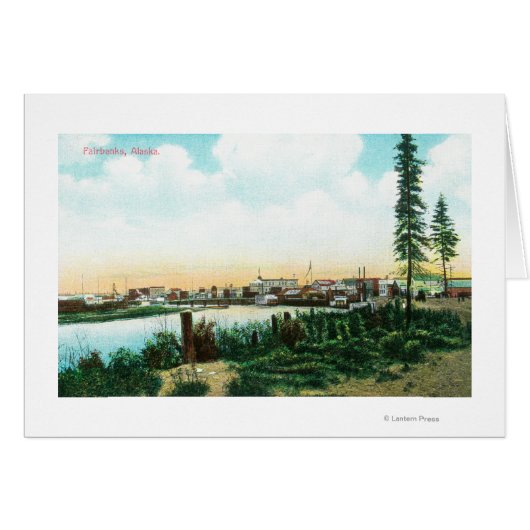 View of CityFairbanks, AK Cards (Front Horizontal)