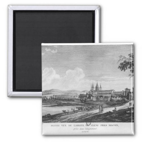 View of Cluny Abbey Magnet