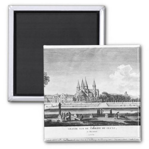 View of Cluny Abbey Magnet