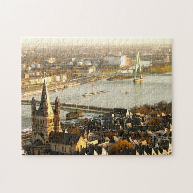 View of Cologne from the Cathedral Photo Jigsaw Puzzle (Horizontal)