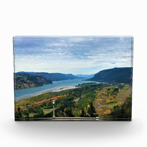 View of Columbia River Columbia River Gorge OR Photo Block