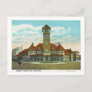 View of Congress Street from the Fidelity Postcard