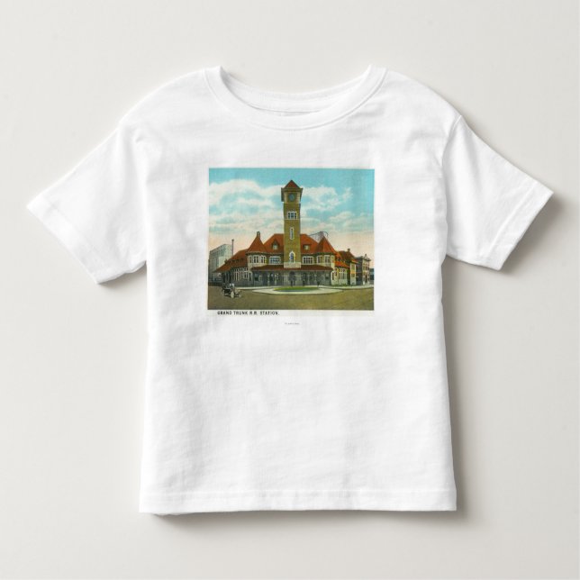 View of Congress Street from the Fidelity Toddler T-shirt (Front)