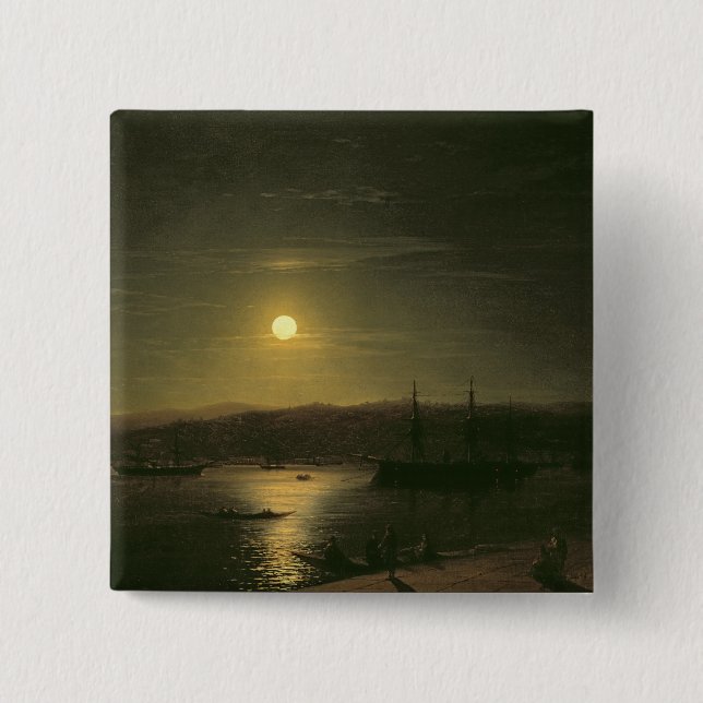 View of Constantinople Button (Front)