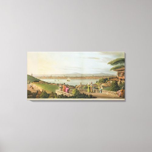 View of Constantinople plate 1 from Views in the Canvas Print