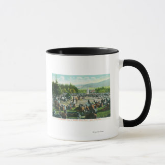 View of Crowds at Golden Gate Park in December Mug