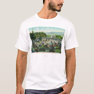 View of Crowds at Golden Gate Park in December T-Shirt