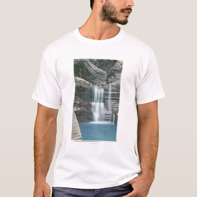View of Curtain Cascade T-Shirt (Front)
