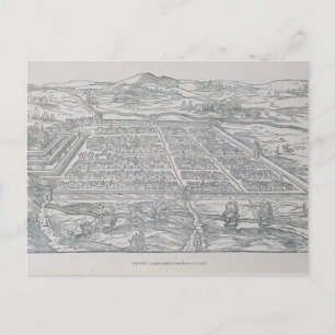 View of Cusco, from Ramusio, pub. 1556 Postcard
