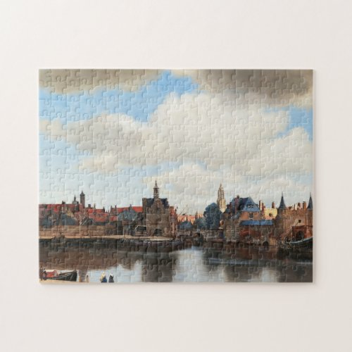 View of Delft by Johannes Vermeer Jigsaw Puzzle