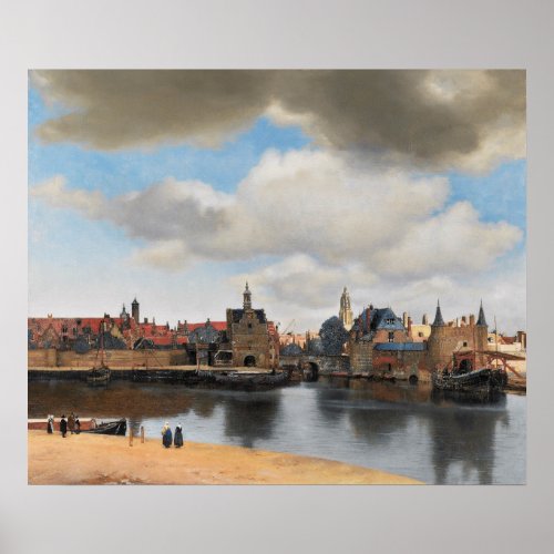 View of Delft by Vermeer _ Poster