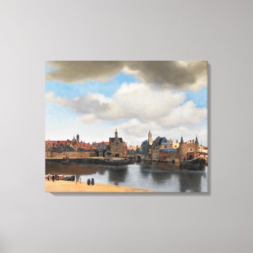 View of Delft Canvas Print