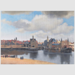 View of Delft, Johannes Vermeer, 1659-1660 Tissue Paper