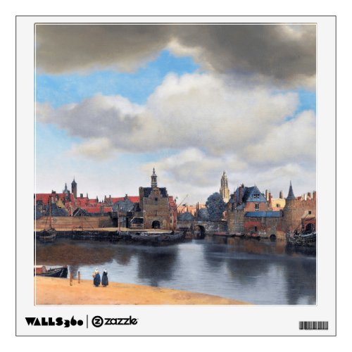 View of Delft Johannes Vermeer 1659_1660 Wall Decal