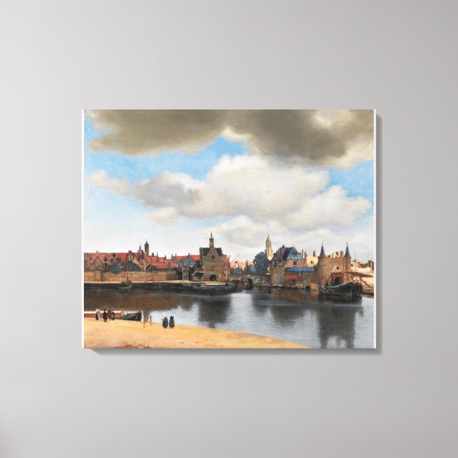 View of Delft Vermeer Canvas Print (Front)