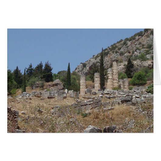 View of Delphi, Greece Cards (Front Horizontal)