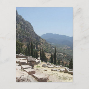 View of Delphi, Greece Postcard