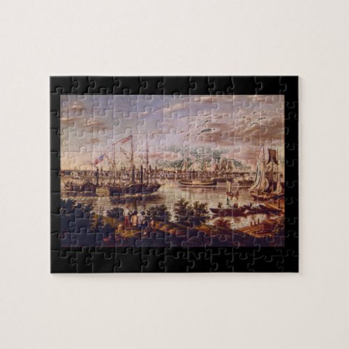 View of Detroit in 1836_Art of America Jigsaw Puzzle