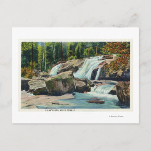 View of Diana's Bath Postcard