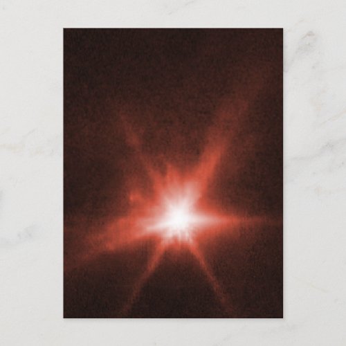 View of Dimorphos Ejecta James Webb Telescope Postcard