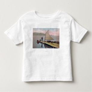 View of Docked Sailboat at Utah LakeProvo, UT Toddler T-shirt