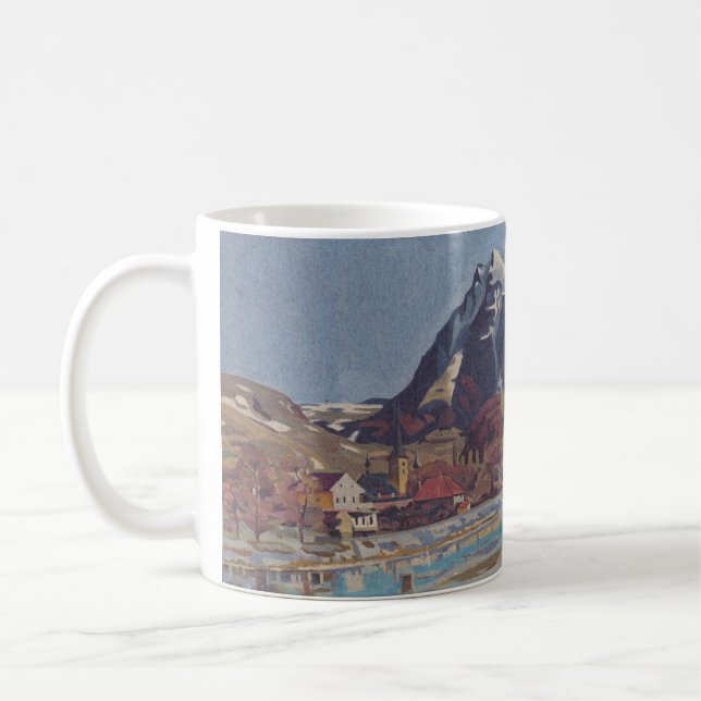 View of Dolný Kubín by Arnold Peter Weisz Coffee Mug (Left)