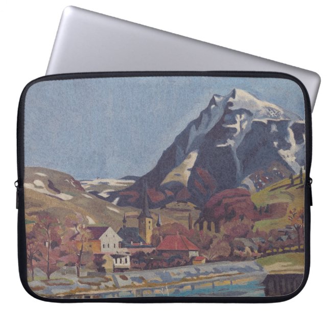 View of Dolný Kubín by Arnold Peter Weisz Laptop Sleeve (Front)