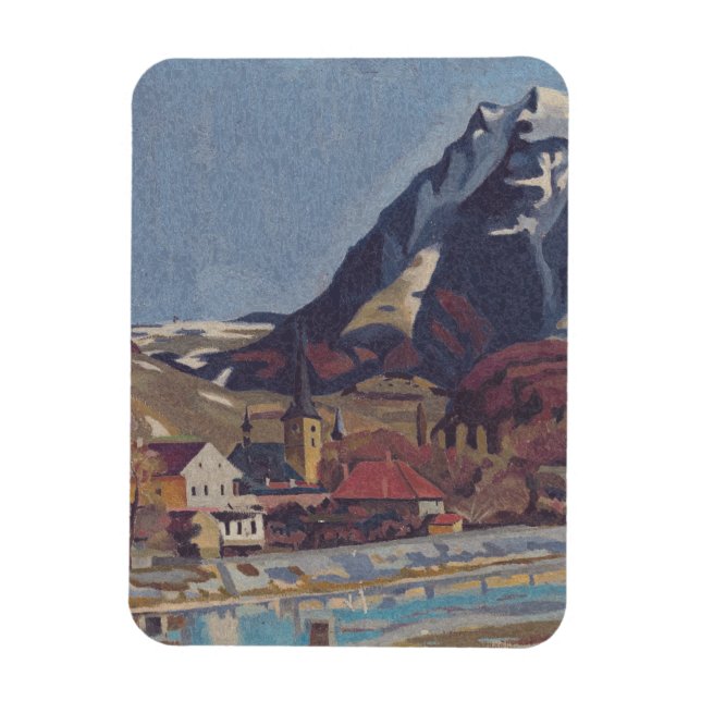 View of Dolný Kubín by Arnold Peter Weisz Magnet (Vertical)