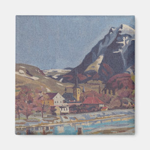 View of Dolný Kubín by Arnold Peter Weisz Magnet