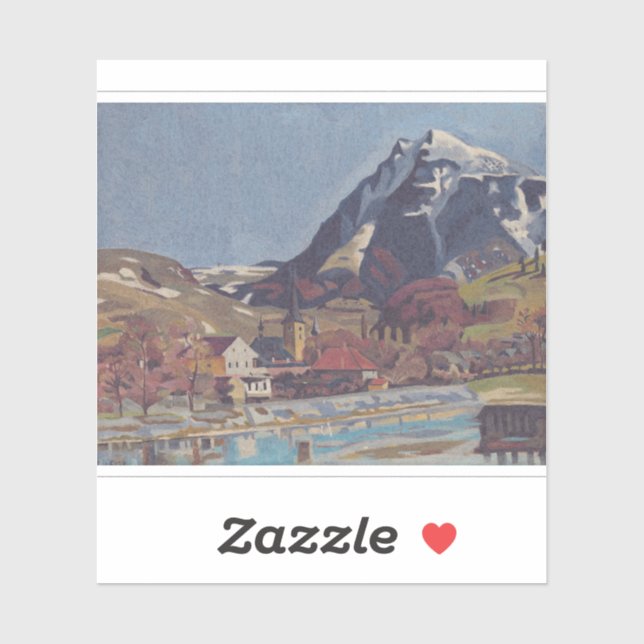 View of Dolný Kubín by Arnold Peter Weisz Sticker (Sheet)