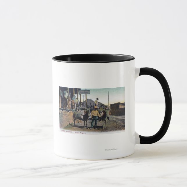 View of Donkeys Carrying WaterBisbee, AZ Mug (Right)